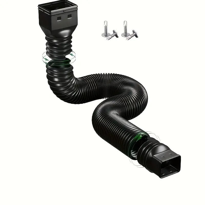 Flexible Downspout Extension Drainage Extender for Rain Gutters
