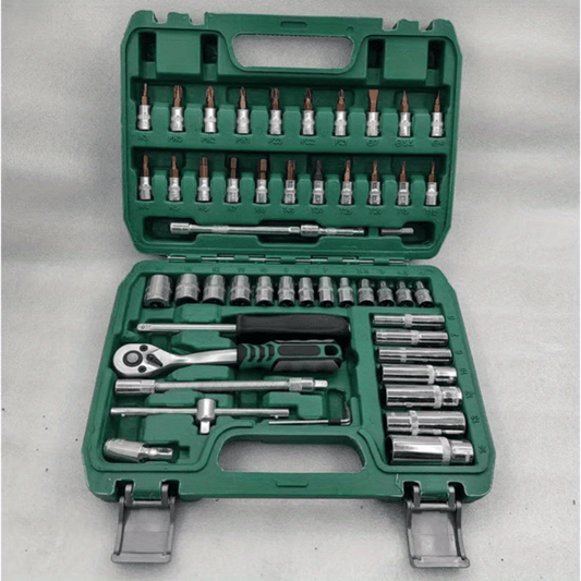 53pcs Auto Repair Tool Kit Ratchet Wrench Car Repair Tool