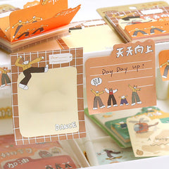 Animal Academy Cartoon Sticky Notes 100 Sheets