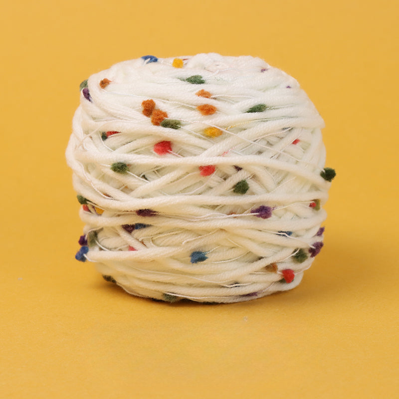 Colored Bean Thread Mohair Yarn 100% Cotton for DIY Crocheting and Knitting
