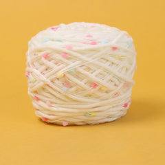 Colored Bean Thread Mohair Yarn 100% Cotton for DIY Crocheting and Knitting
