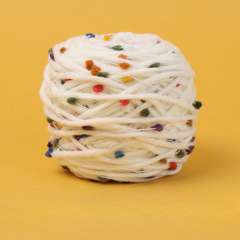 Colored Bean Thread Mohair Yarn 100% Cotton for DIY Crocheting and Knitting