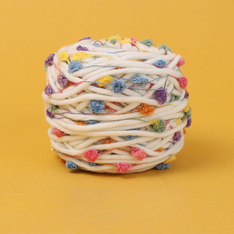 Colored Bean Thread Mohair Yarn 100% Cotton for DIY Crocheting and Knitting