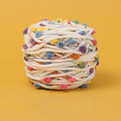 Colored Bean Thread Mohair Yarn 100% Cotton for DIY Crocheting and Knitting