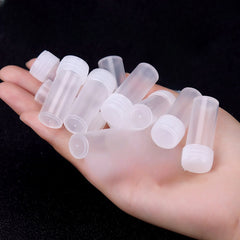 5ml Plastic Test Tubes Vials Sample Container Screw Cap Bottles