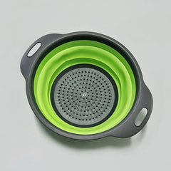 Collapsible Silicone Colander - Pasta Veggies Fruit Bowl