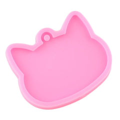 Cat Keychain Pendant Silicone Mold Cat Tag Necklace Pendant