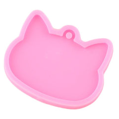 Cat Keychain Pendant Silicone Mold Cat Tag Necklace Pendant