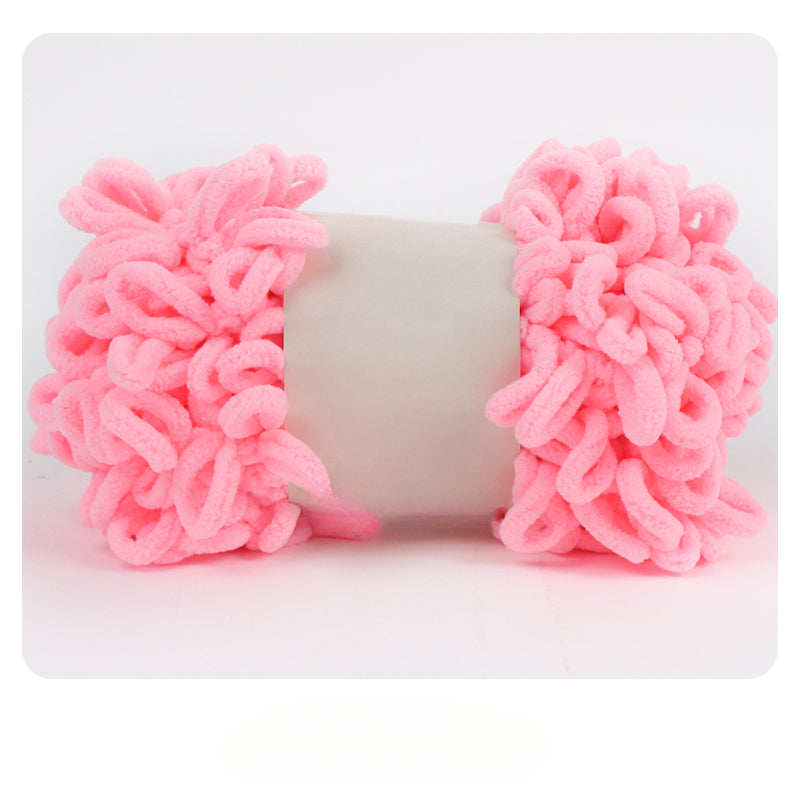 Finger Loops Yarn Soft No Needle Yarn For DIY Knitting And Crocheting Blanket