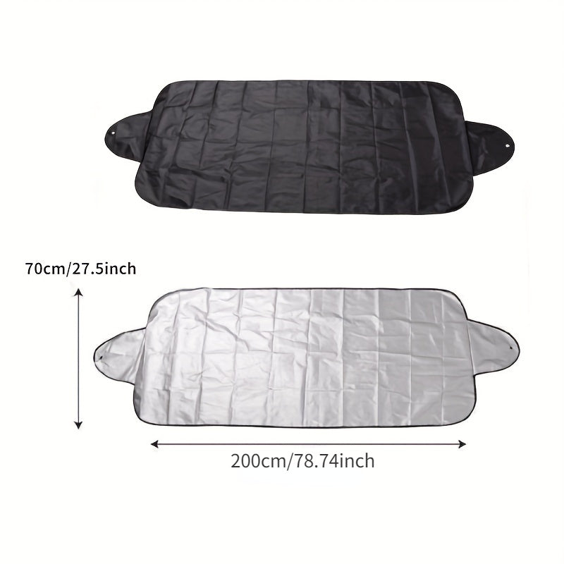 Foldable Windshield Cover for Snow and Sun Protection