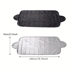 Foldable Windshield Cover for Snow and Sun Protection