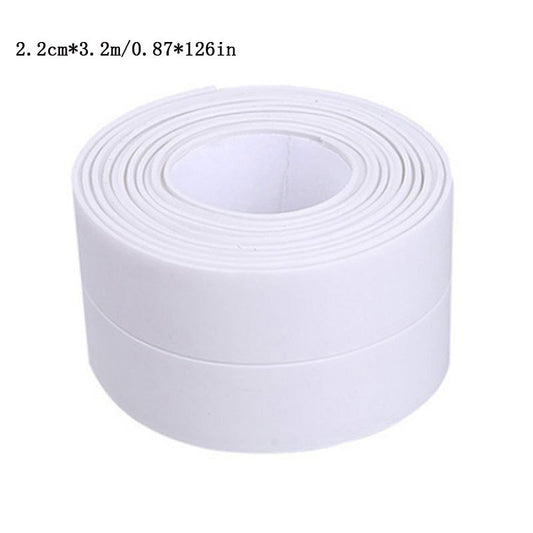 1pc PVC Self Adhesive Waterproof Sealing Strip Tape for Bathroom Shower Sink