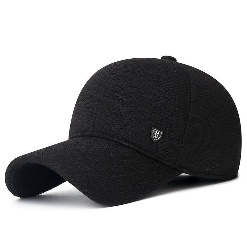 Men's Winter Ear Protection Warm Baseball Cap Thick Cotton Hat