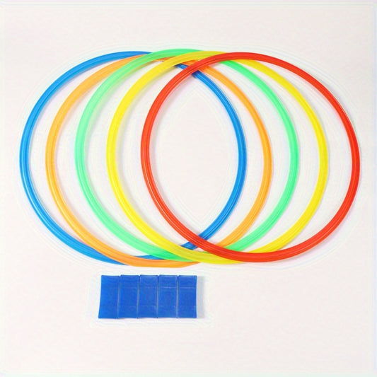 5pcs Hopscotch Circular Obstacle Course Playground Balance Agility Set
