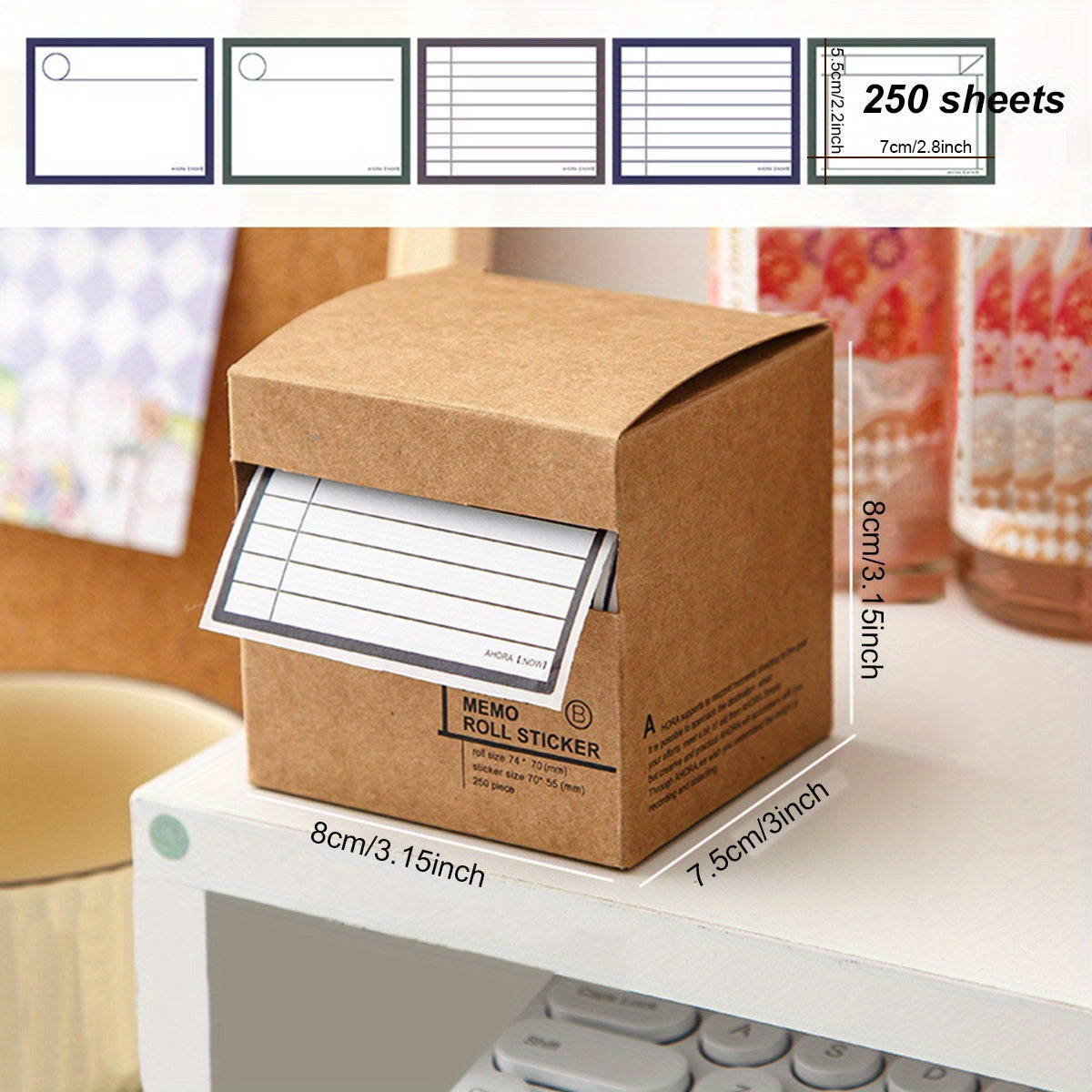 Sticky Memo Note 3 Styles Student Note Marking Writing Memo Pad