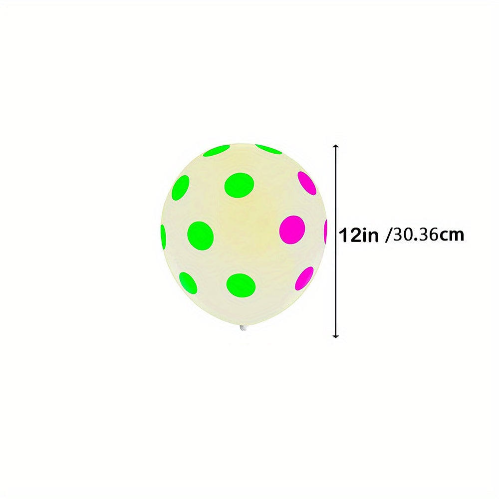 10pcs UV Neon Balloons Glow In The Dark UV Light Fluorescent Balloons