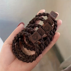 Smiley Face Elastic Head Rope Hair Ties