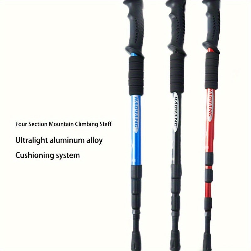 Ultralight Telescopic Trekking Pole for Outdoor Camping and Hiking