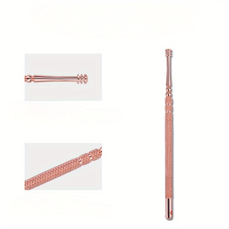 3pcs Spiral Ear Cleaning Spoon Stainless Steel Rotating Ear Digging Artifact