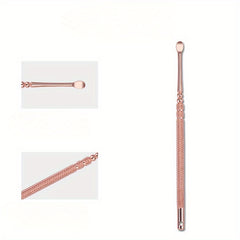3pcs Spiral Ear Cleaning Spoon Stainless Steel Rotating Ear Digging Artifact
