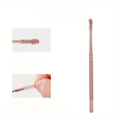 3pcs Spiral Ear Cleaning Spoon Stainless Steel Rotating Ear Digging Artifact