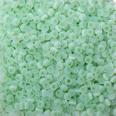 10g 150pcs 4mm Jade Cat Eye Rice Beads Glass Beads Handcraft DIY