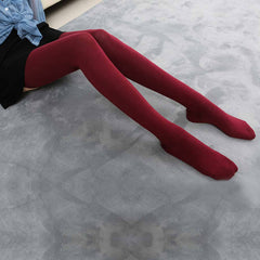 Solid Thigh High Socks Women's Over The Knee Stockings