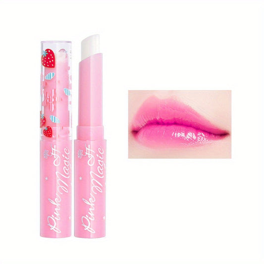 Strawberry Lip Balm Magic Temperature Changing Lips Natural Balm