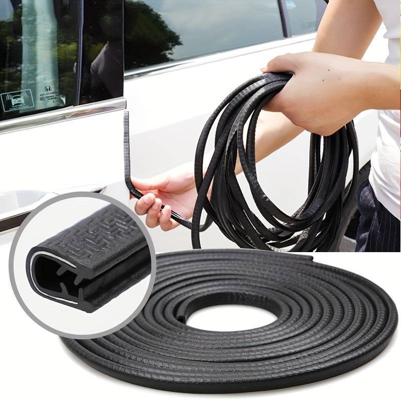Car Door Edge Protector Anti-collision Strip Sound Proof Rubber Strip
