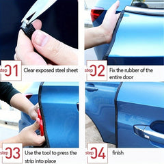 Car Door Edge Protector Anti-collision Strip Sound Proof Rubber Strip