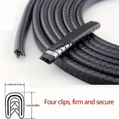 Car Door Edge Protector Anti-collision Strip Sound Proof Rubber Strip