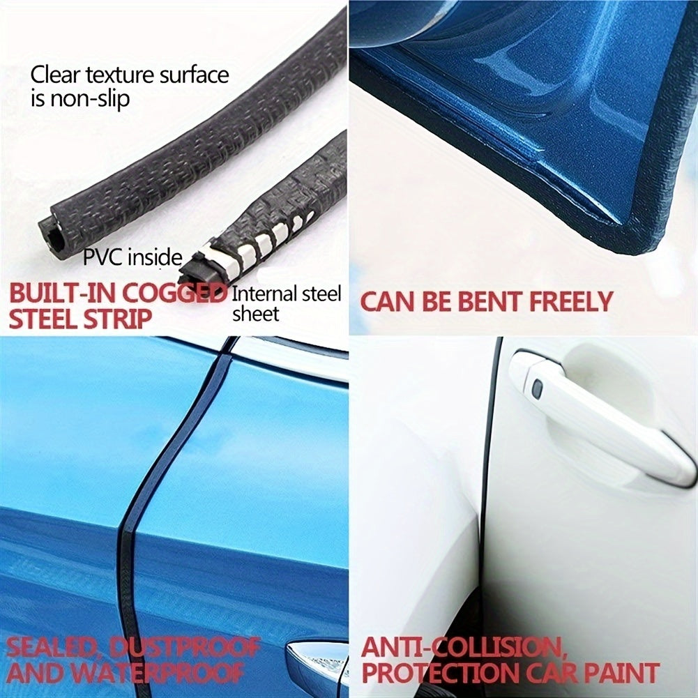 Car Door Edge Protector Anti-collision Strip Sound Proof Rubber Strip