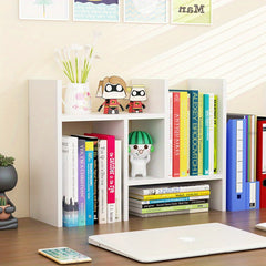 Desktop Office Organizer Wooden Bookshelf