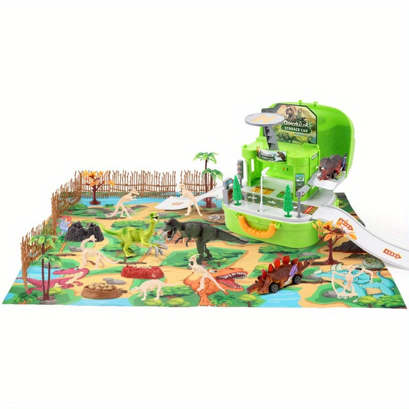 Dinosaur Toy Animal Game Carpet Crawling Mat Waterproof Map