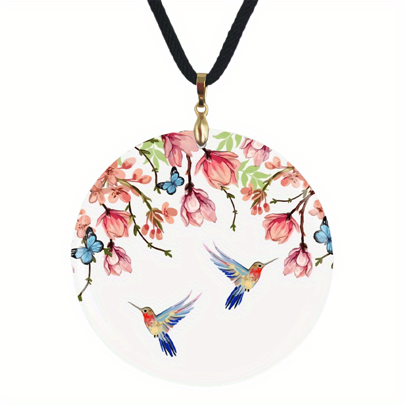 Butterfly And Flower Adjustable Chain Necklace Halloween Christmas Gift