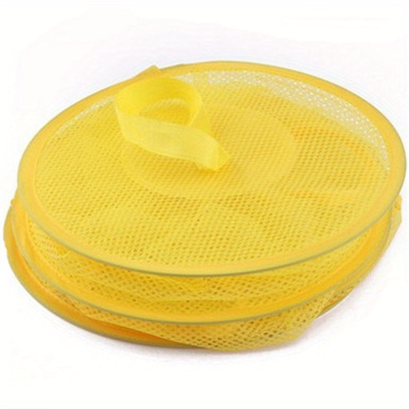 Hanging Mesh Storage Rack Foldable Organizer 3 Compartments