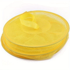 Hanging Mesh Storage Rack Foldable Organizer 3 Compartments