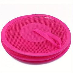 Hanging Mesh Storage Rack Foldable Organizer 3 Compartments