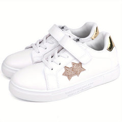 Boy's Star Pattern Skate Shoes Comfy Non Slip Sneakers