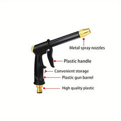 Adjustable High Pressure Washer Gun Car Wash Machine Garden Watering Hose Nozzle