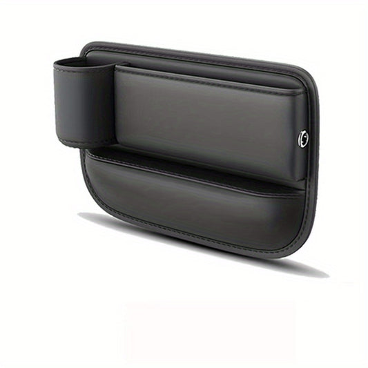 Car PU Leather Storage Box Seat Gaps Cup Holder