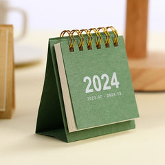 Retro Solid Desk Calendar Desktop Paper Mini Stand Calendar Daily Table Planner