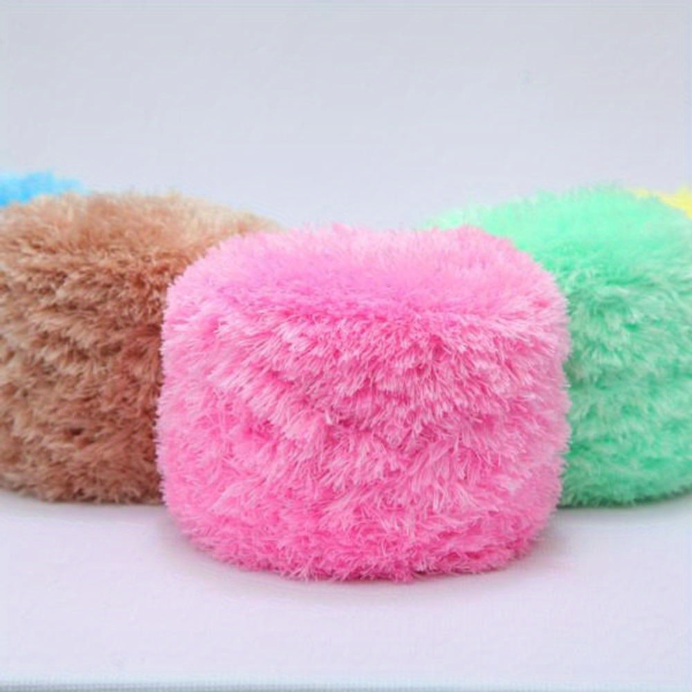 2pcs Crystal Lint Wool Flexible Yarn