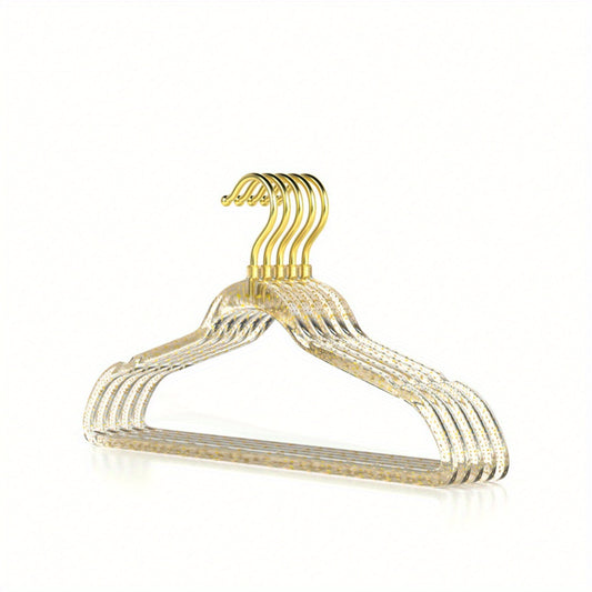 Golden Powder Crystal Clothes Hanger Pack