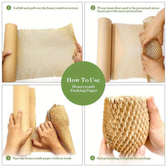 Honeycomb Packing Paper 38x29 in - Recyclable Moving Paper Substitute