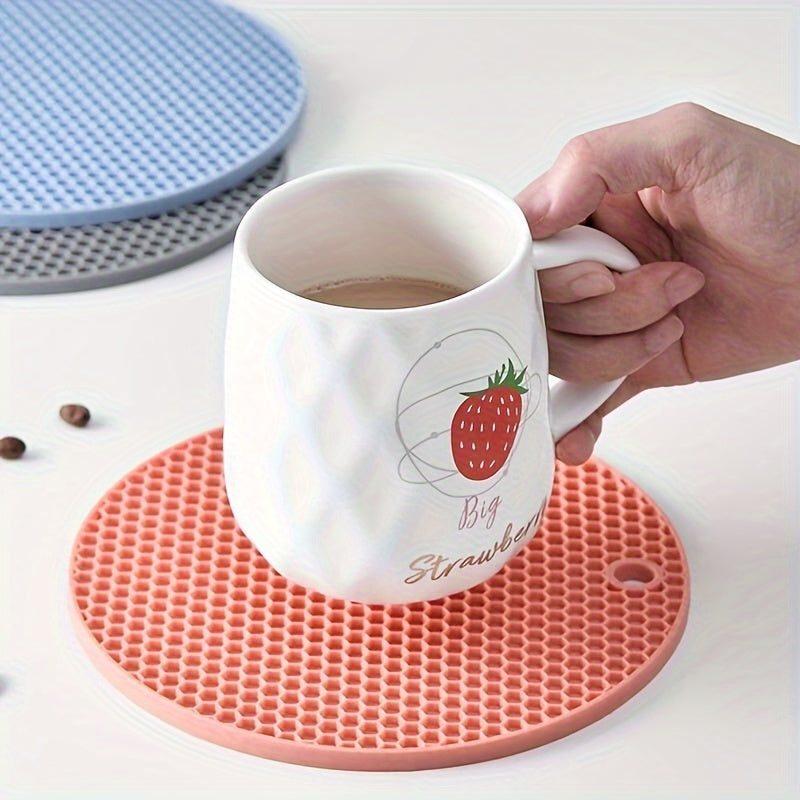 Non Slip Honeycomb Trivet Mat Heat Insulation Pot Holder Bowl Mat