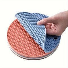 Non Slip Honeycomb Trivet Mat Heat Insulation Pot Holder Bowl Mat
