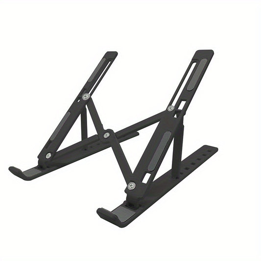 Adjustable Aluminum Laptop Stand for Desk - Foldable Portable Holder