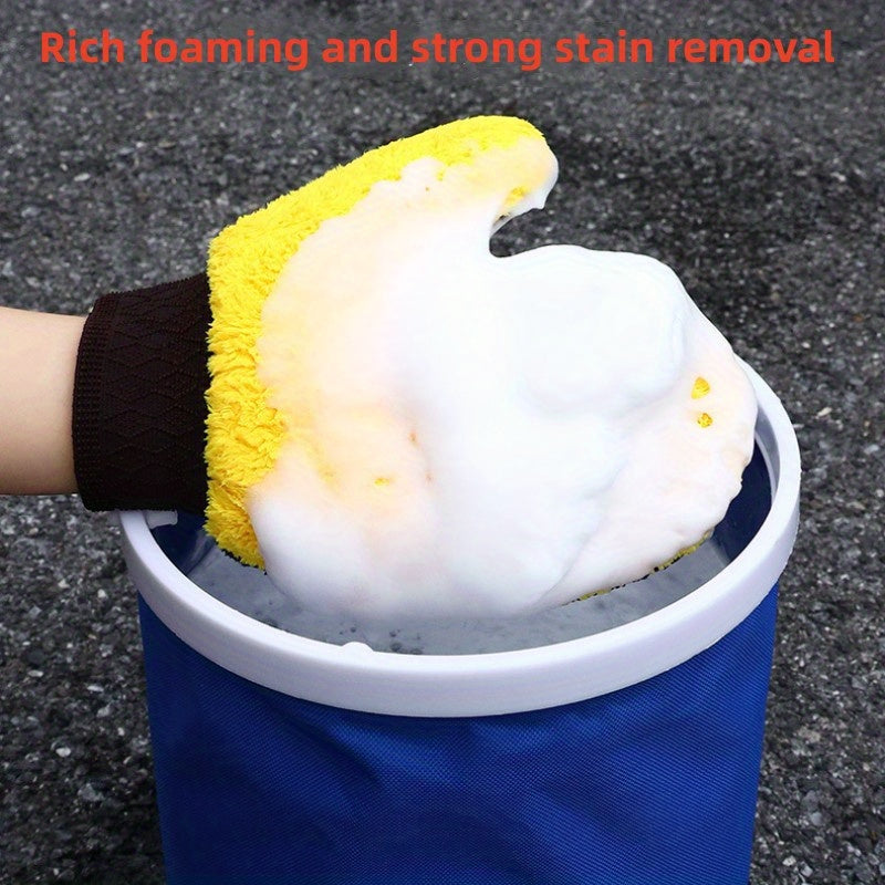 Car Washing Gloves and Cloth Cleaning Tool Set