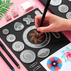 Spirograph Arts Craft Kit Amazing Designs Scratch Off Paper